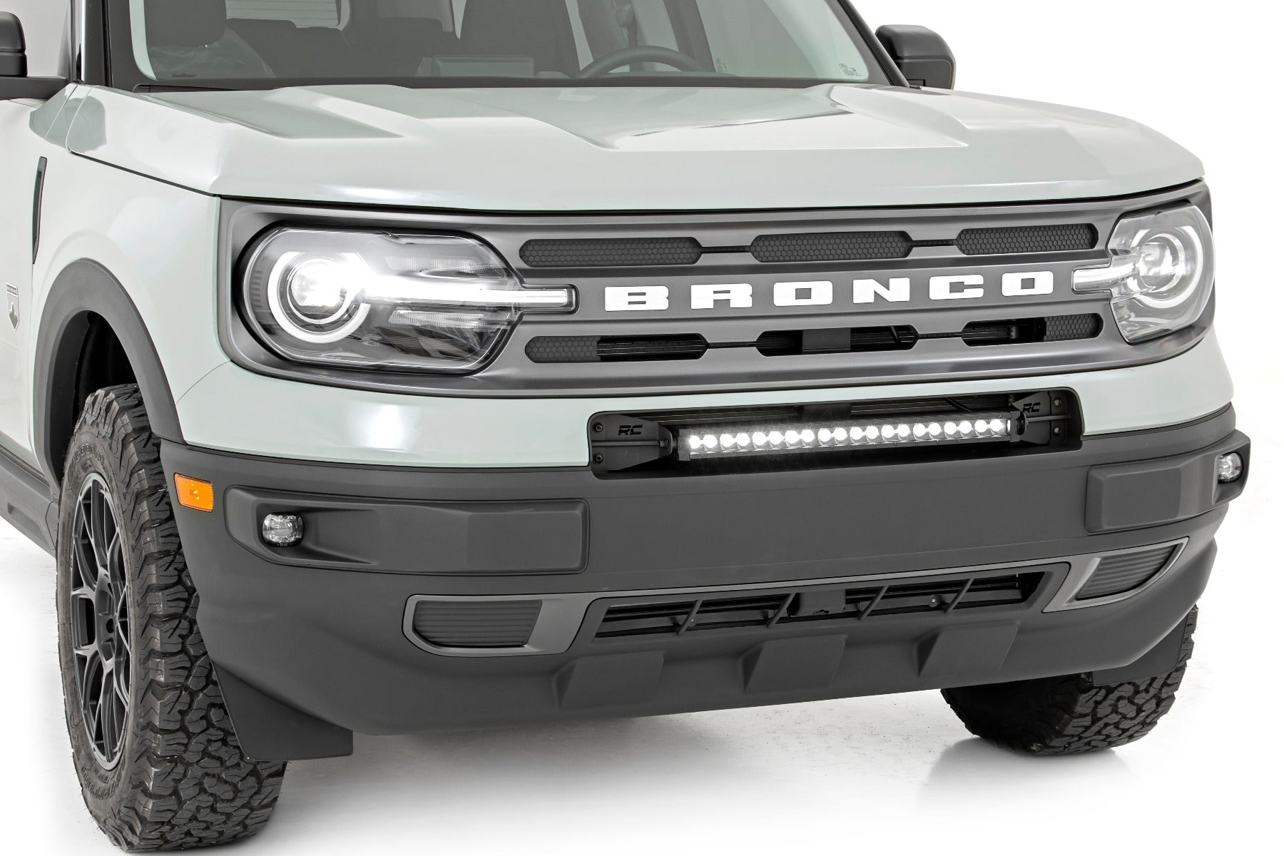 LED Light Kit | Bumper Mount | 20" Black Single Row | Ford Bronco Sport (21-25) | 71036