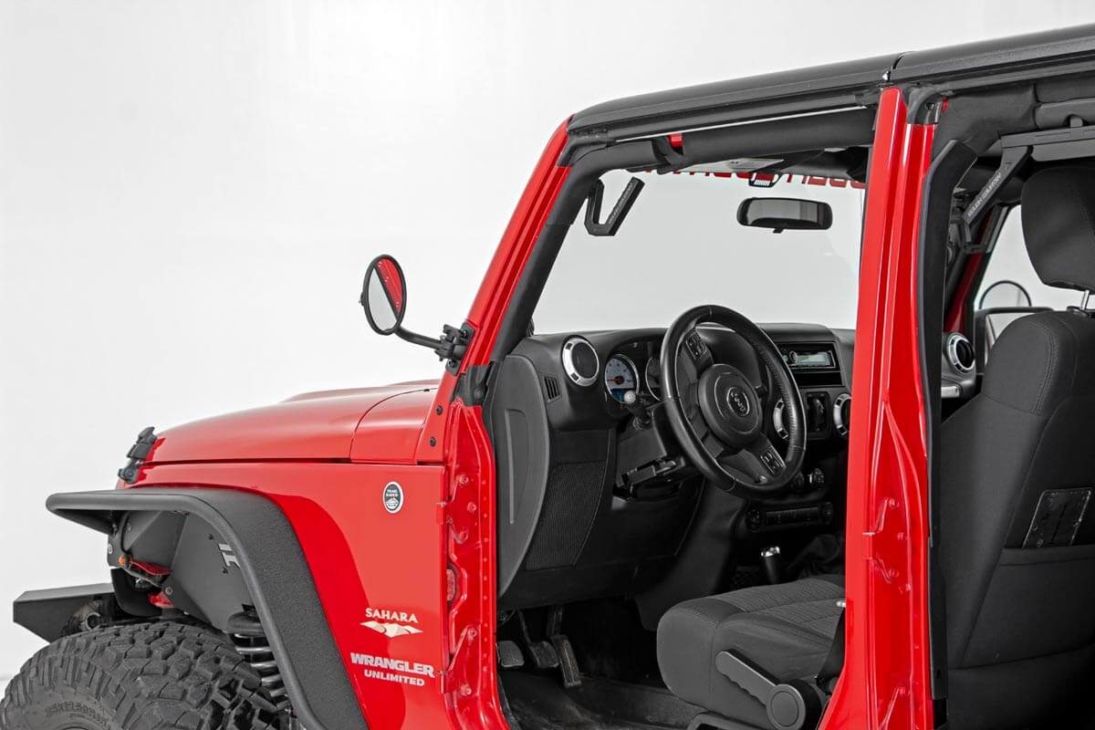 Round Trail Mirror | Jeep Wrangler JK/Wrangler Unlimited  (2007-2018) | 10519A