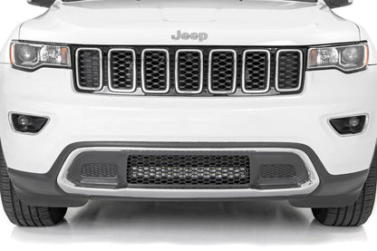 LED Light Kit | Bumper Mount | 20" Black Dual Row| Amber DRL | Jeep Grand Cherokee WK2 (11-20) | 70773DRLA