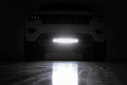LED Light Kit | Bumper Mount | 20" Chrome Dual Row | Amber DRL | Jeep Grand Cherokee WK2 (11-20) | 70776