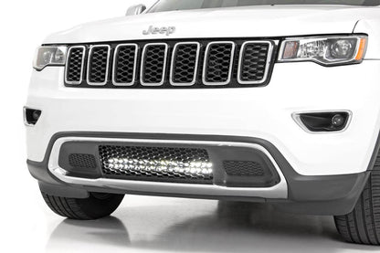 LED Light Kit | Bumper Mount | 20" Black Dual Row| Amber DRL | Jeep Grand Cherokee WK2 (11-20) | 70773DRLA