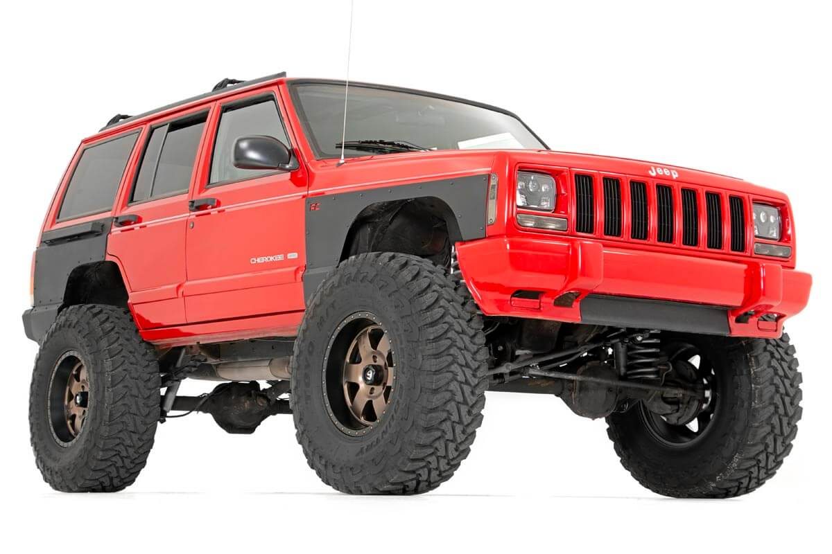 Fender & Quarter Panel Armor | Front | Combo | Jeep Cherokee XJ (84-96) | 10577
