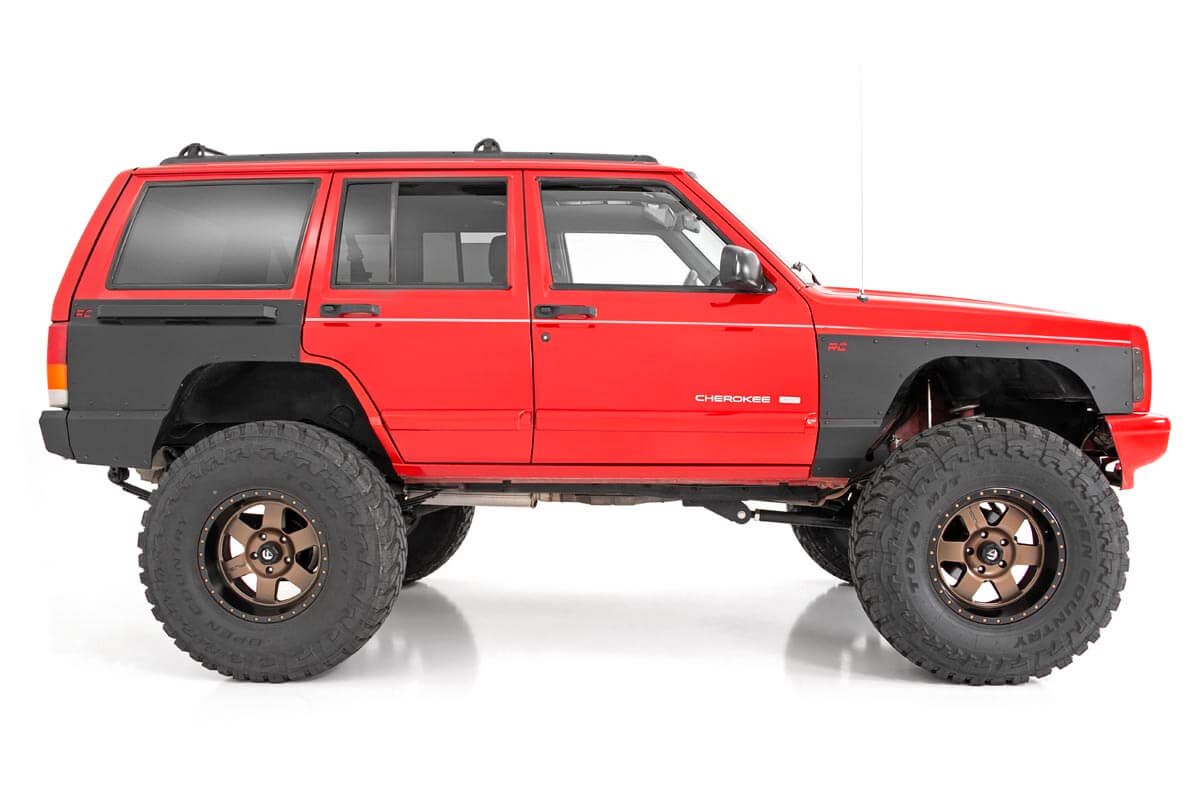 Fender & Quarter Panel Armor | Front | Combo | Jeep Cherokee XJ (97-01) | 10577_A