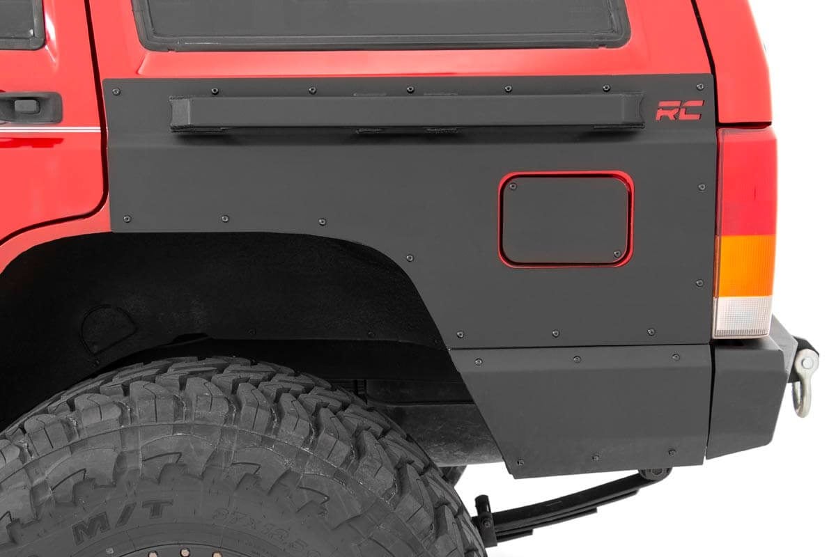 Fender & Quarter Panel Armor | Rear | Combo | Jeep Cherokee XJ 2WD/4WD (97-01) | 10579