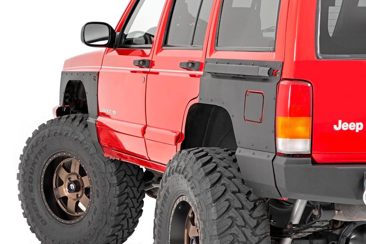 Fender & Quarter Panel Armor | Rear | Combo | Jeep Cherokee XJ 2WD/4WD (97-01) | 10579