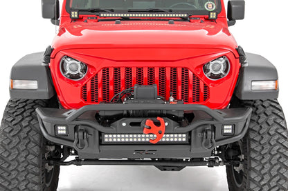 Rough Country | 9 Inch DRL Halo LED Headlights | DOT Approved | Jeep Gladiator JT/Wrangler JL (18-26) | RCH5300