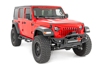 Rough Country | 9 Inch DRL Halo LED Headlights | DOT Approved | Jeep Gladiator JT/Wrangler JL (18-26) | RCH5300