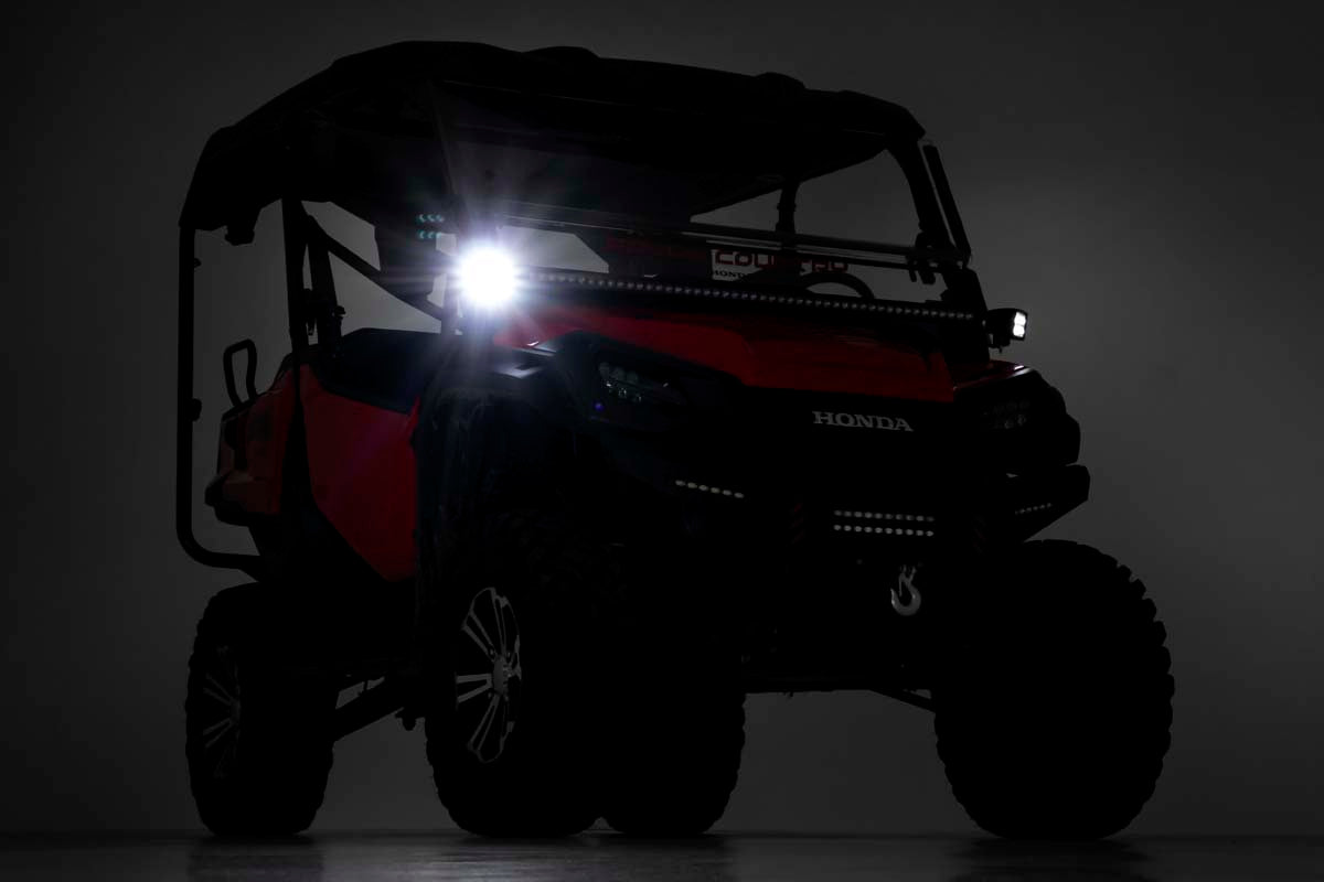 LED Light Kit | Cage Mount | 2" Black Pair | Honda Pioneer 1000  | 92009
