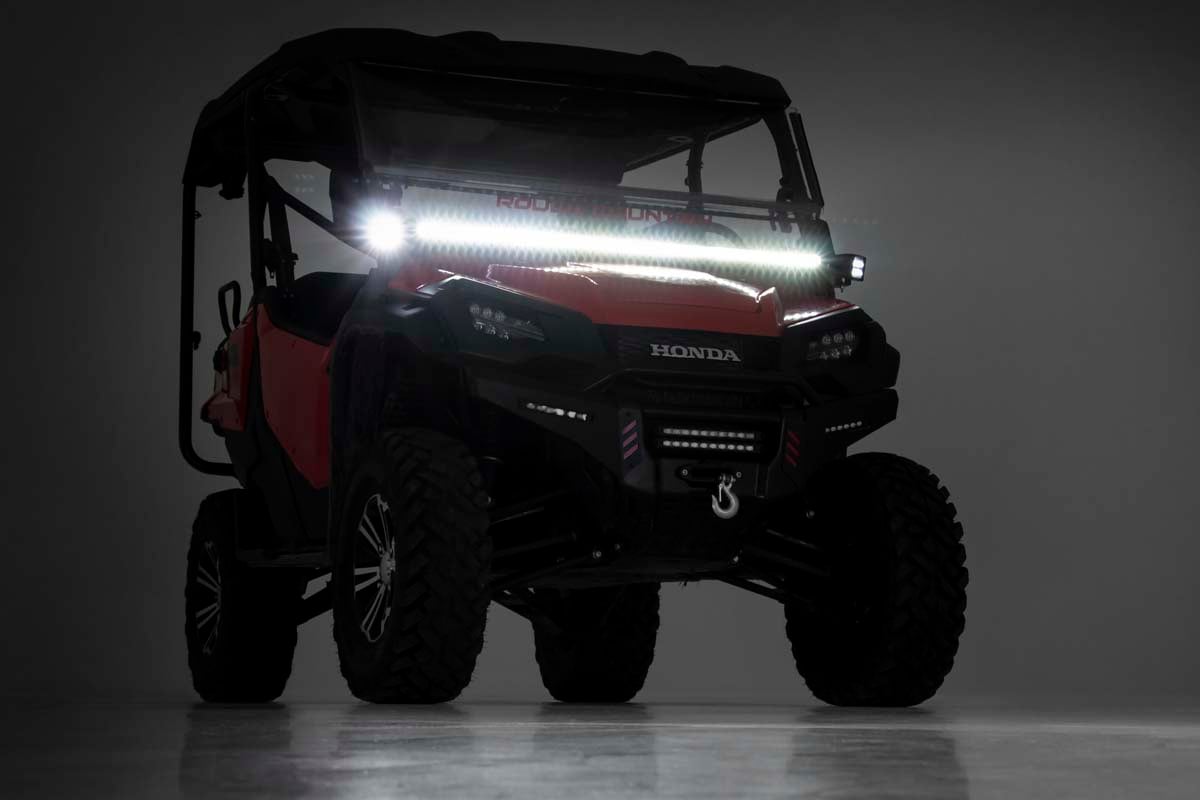 LED Light Kit | Cage Mount | 50" Black Single Row | Honda Pioneer 1000-5  | 92014