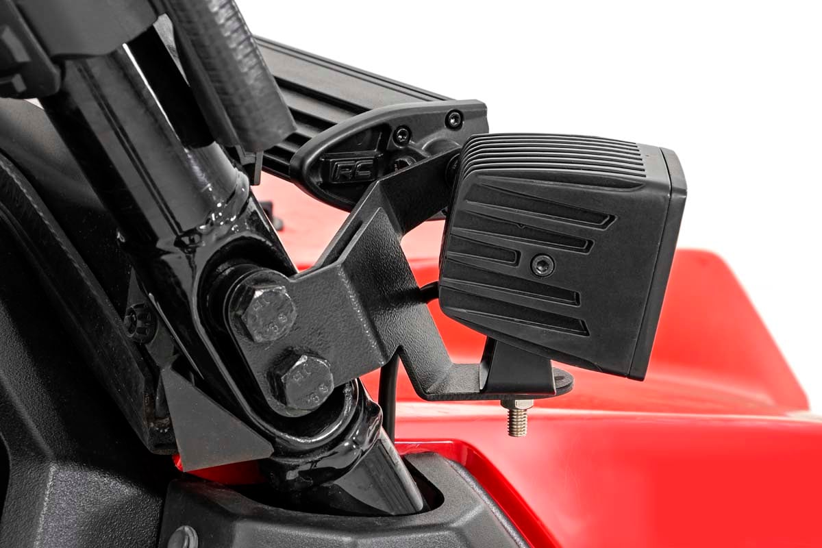 LED Light Kit | Cage Mount | 2" Black Pair | Honda Pioneer 1000  | 92009
