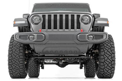 Rough Country | 3.5 Inch Lift Kit | Adj Lower | FR D/S | M1R | Jeep Wrangler Unlimited (24-26) | 91644