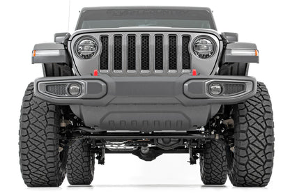 Rough Country | 3.5 Inch Lift Kit | Adj Lower | FR D/S | M1 | Jeep Wrangler Unlimited (24-26) | 91640