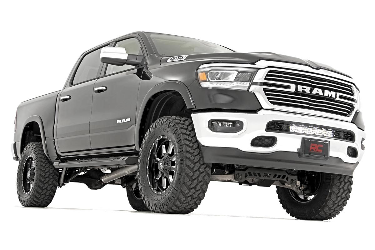 LED Light Kit | Bumper Mount | 20" Black Dual Row | White DRL | Ram 1500 (19-24) | 70779DRL
