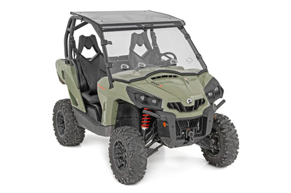 Rough Country | Vented Full Windshield | Scratch Resistant | Can-Am Commander Max 1000  | 98212030