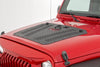 Hood Louver with RC Logo | Jeep Wrangler JK/Wrangler Unlimited  (2007-2018) | 10527