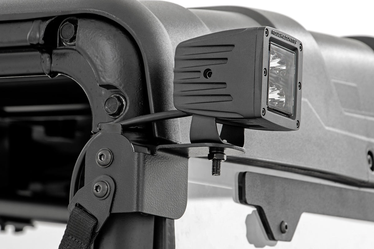 LED Light Kit | Rear Mount | 2" Black Pair | Spot | Polaris Ranger XP 1000  | 93082