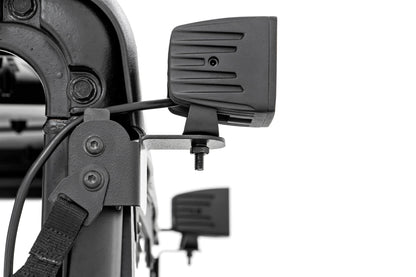 LED Light Kit | Rear Mount | 2" Black Pair | Flood | Polaris Ranger XP 1000  | 93083