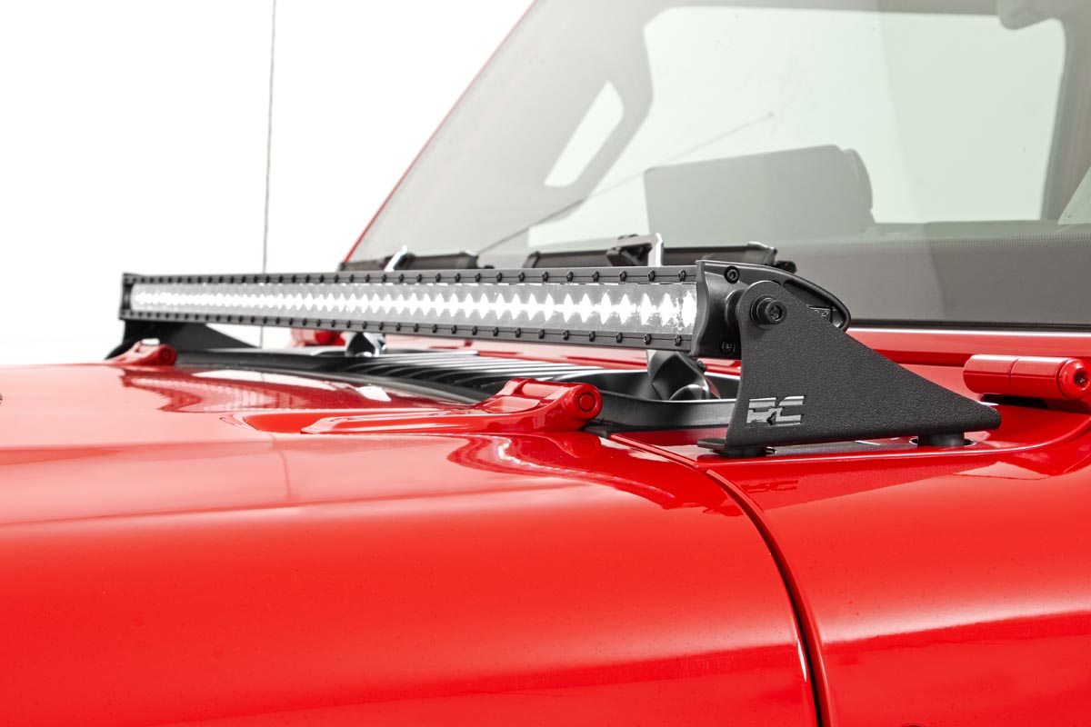 LED Light Kit | Cowl Mount | 50" Spectrum Single Row | Jeep Gladiator JT/Wrangler JL (18-25) | 80057
