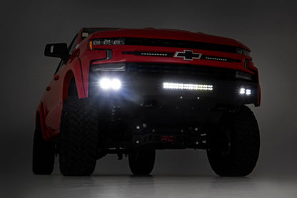 High Clearance Front Bumper | LED Lights & Skid Plate | Chevy Silverado 1500 (19-22) | 10757A