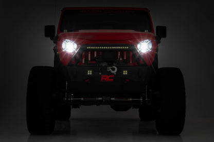 Rough Country | 9 Inch LED Headlights | DOT Approved | Jeep Gladiator JT/Wrangler JL (18-26) | RCH5100