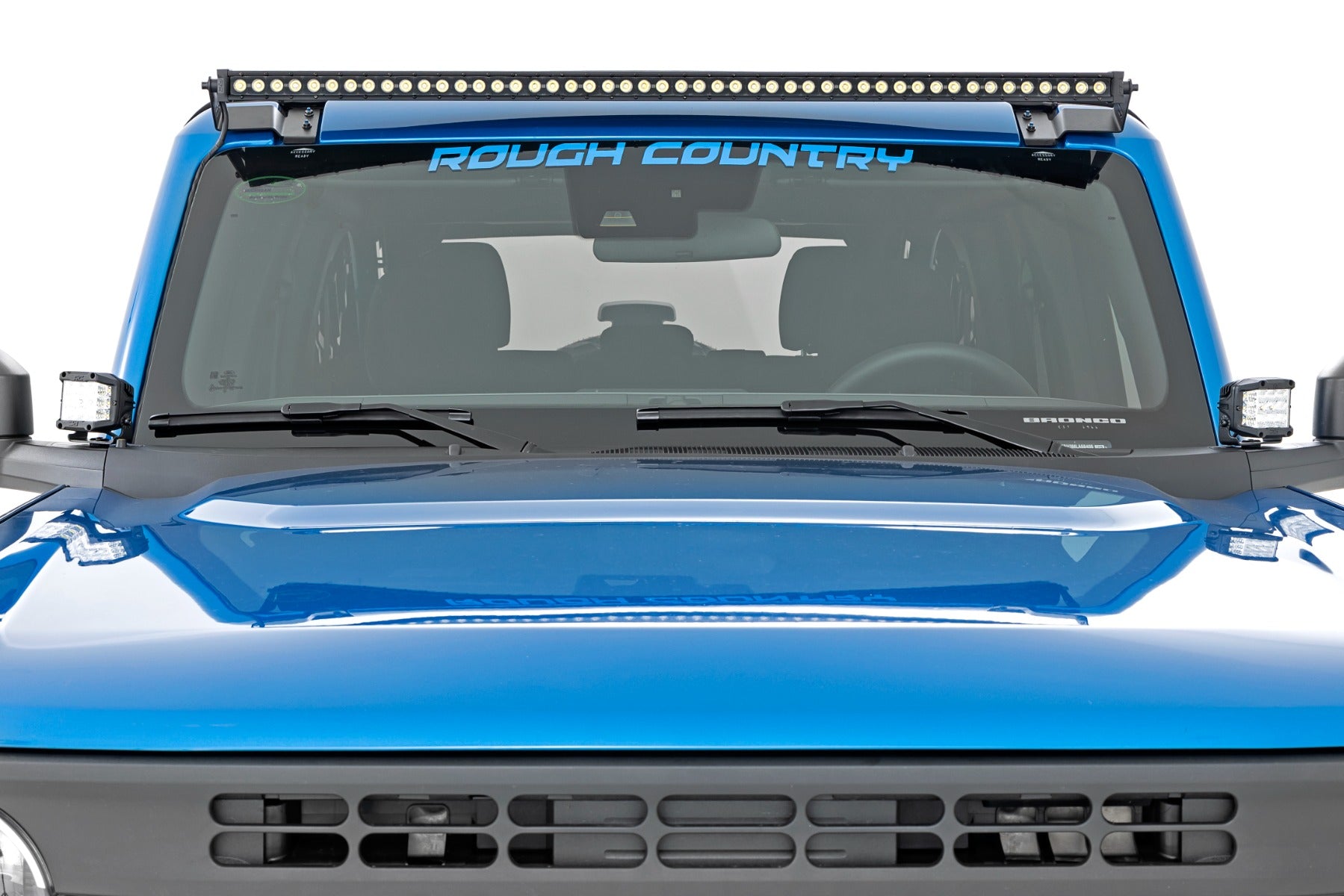 LED Light Kit | Upper Windshield | 50" Black Single Row | Ford Bronco (21-25) | 71043
