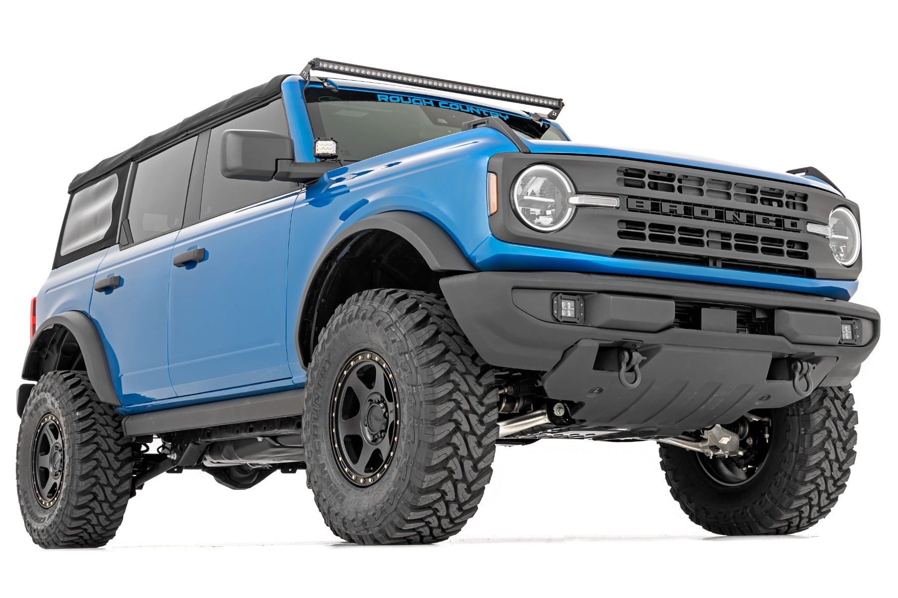 LED Light Kit | Upper Windshield | 50" Black Single Row | Ford Bronco (21-25) | 71043