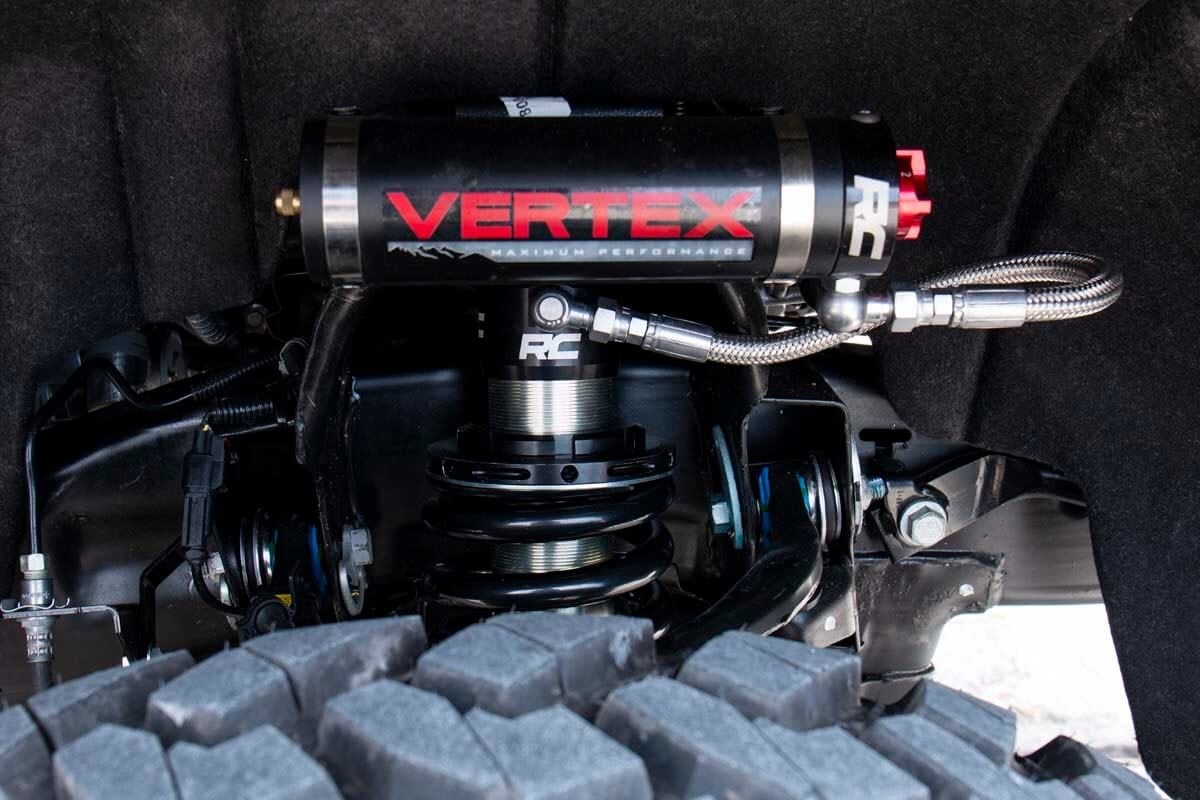 Vertex 2.5 Remote Reservoir Leveling Coilovers | 2 Inch | Chevy/GMC 1500 (07-18 & Classic) | 689016