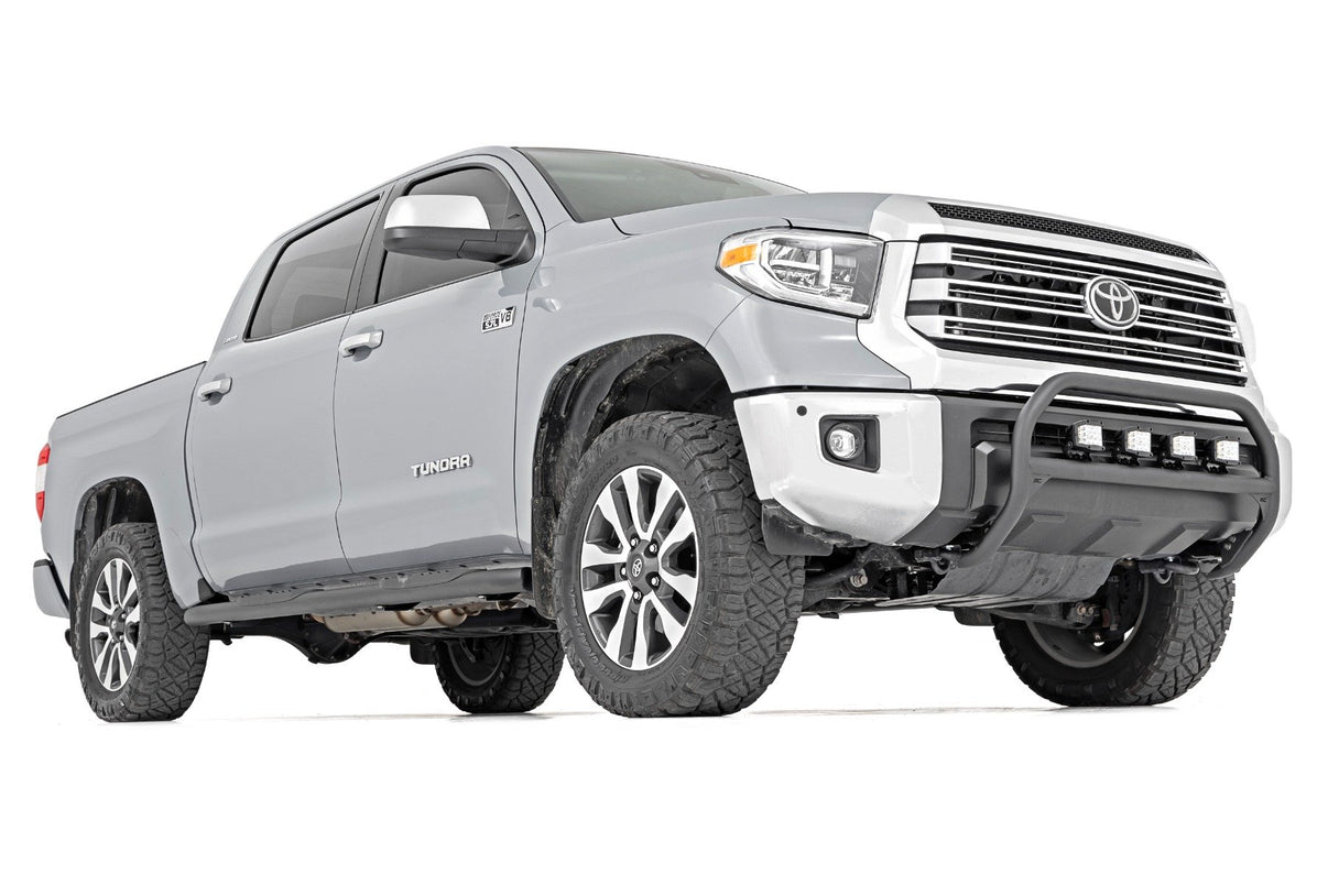 Oval Nerf Step | Crew Cab | Black | Toyota Tundra 2WD/4WD (2007-2021) | 21009