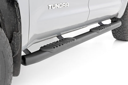 Oval Nerf Step | Crew Cab | Black | Toyota Tundra 2WD/4WD (2007-2021) | 21009