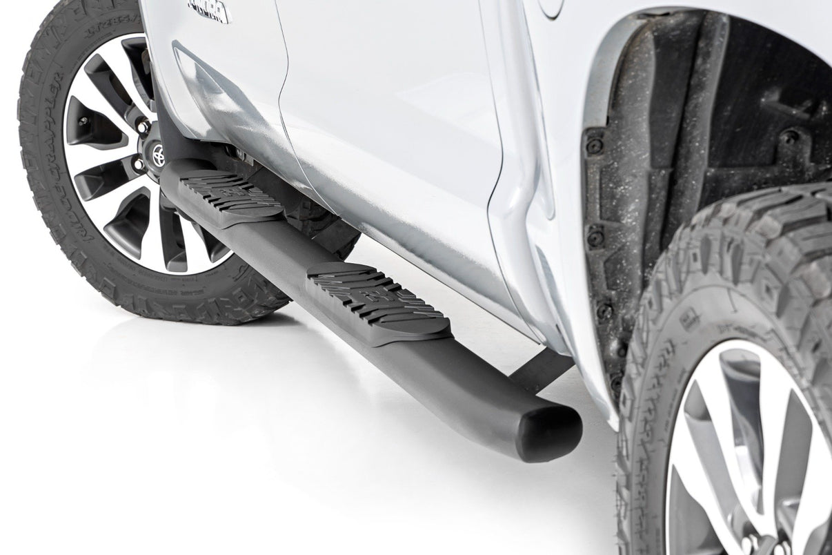 Oval Nerf Step | Crew Cab | Black | Toyota Tundra 2WD/4WD (2007-2021) | 21009