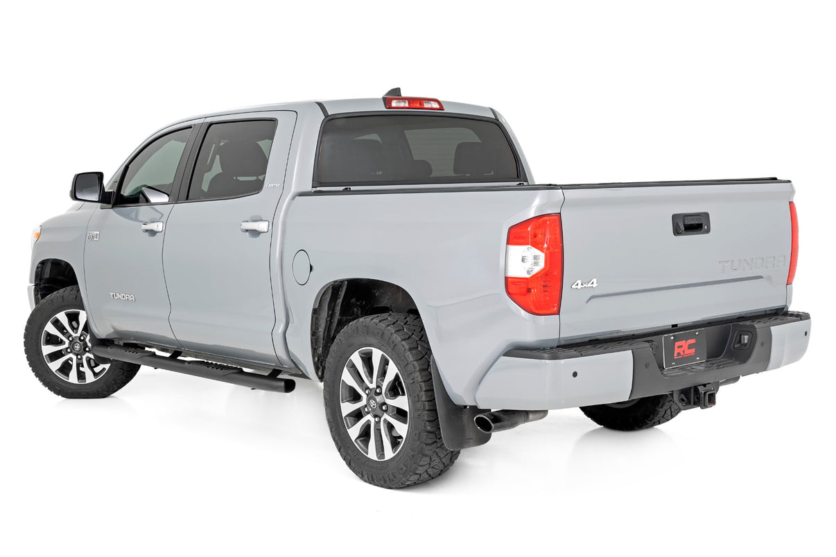 Oval Nerf Step | Crew Cab | Black | Toyota Tundra 2WD/4WD (2007-2021) | 21009