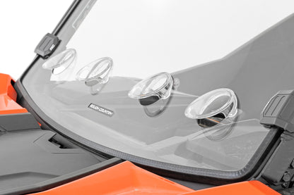 Rough Country | Vented Full Windshield | Scratch Resistant | Can-Am Maverick Sport 1000R | 98201930