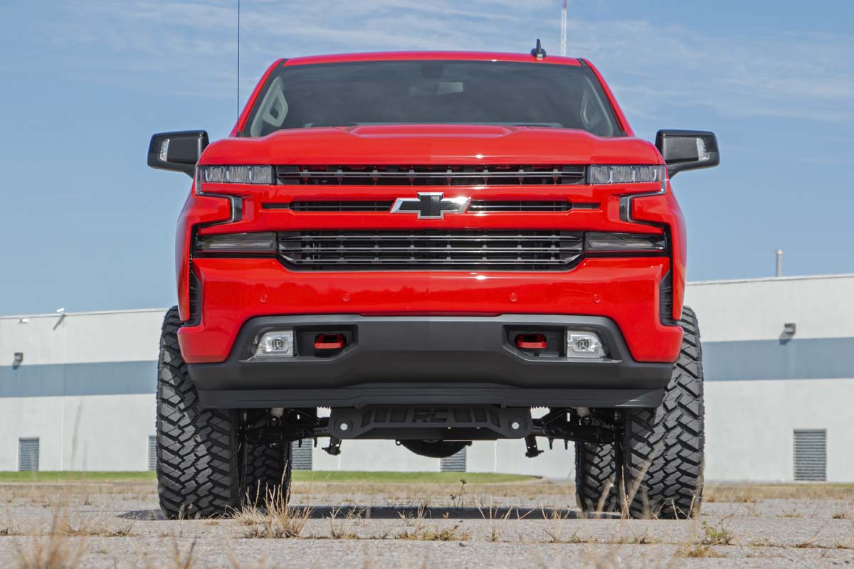 Tow Hooks | Forged | Red | Chevy Silverado 1500 2WD/4WD (2019-2025 & Classic) | RS132