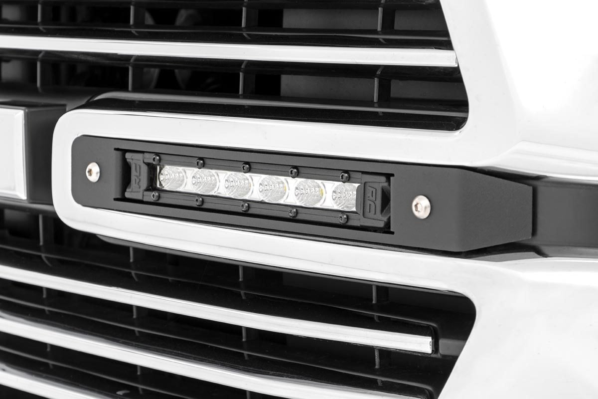 Dual 6in LED Grille Kit | Chrome Slimline | Ram 1500 2WD/4WD (2019-2024) | 70784