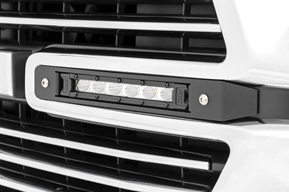 Dual 6in LED Grille Kit | Chrome Slimline | Ram 1500 2WD/4WD (2019-2024) | 70784