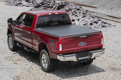 Rough Country | Soft Tri-Fold Bed Cover | 6'10" Bed | Ford F-250/F-350 Super Duty (17-26) | 41517650A
