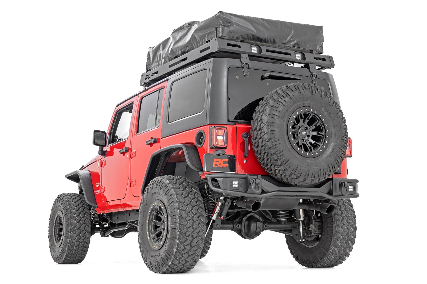 Rear Bumper | Tubular | Jeep Wrangler JK/Wrangler Unlimited  (2007-2018) | 10649