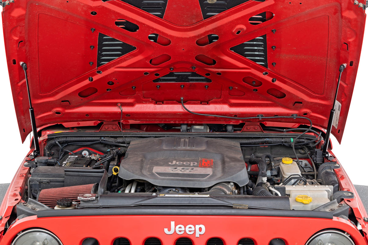 Hood Struts | Hydraulic | Jeep Wrangler JK/Wrangler Unlimited  (2007-2018) | 10643