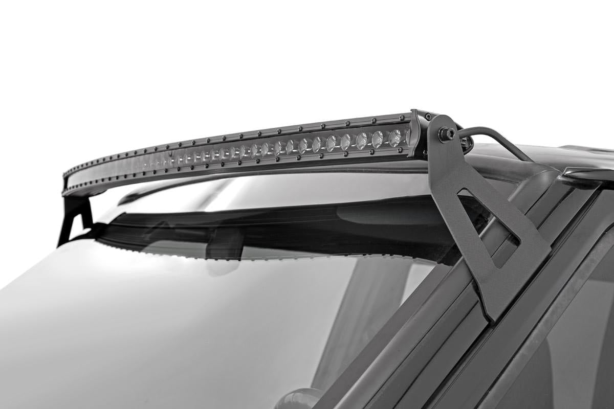 50 Inch Black Series LED Light Bar | Curved | Single Row | 72750BL