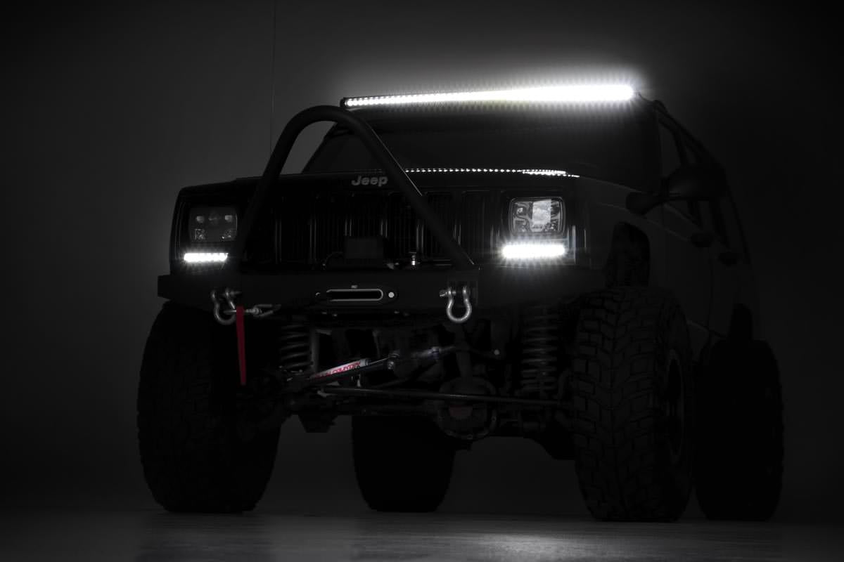 50 Inch Black Series LED Light Bar | Curved | Single Row | 72750BL