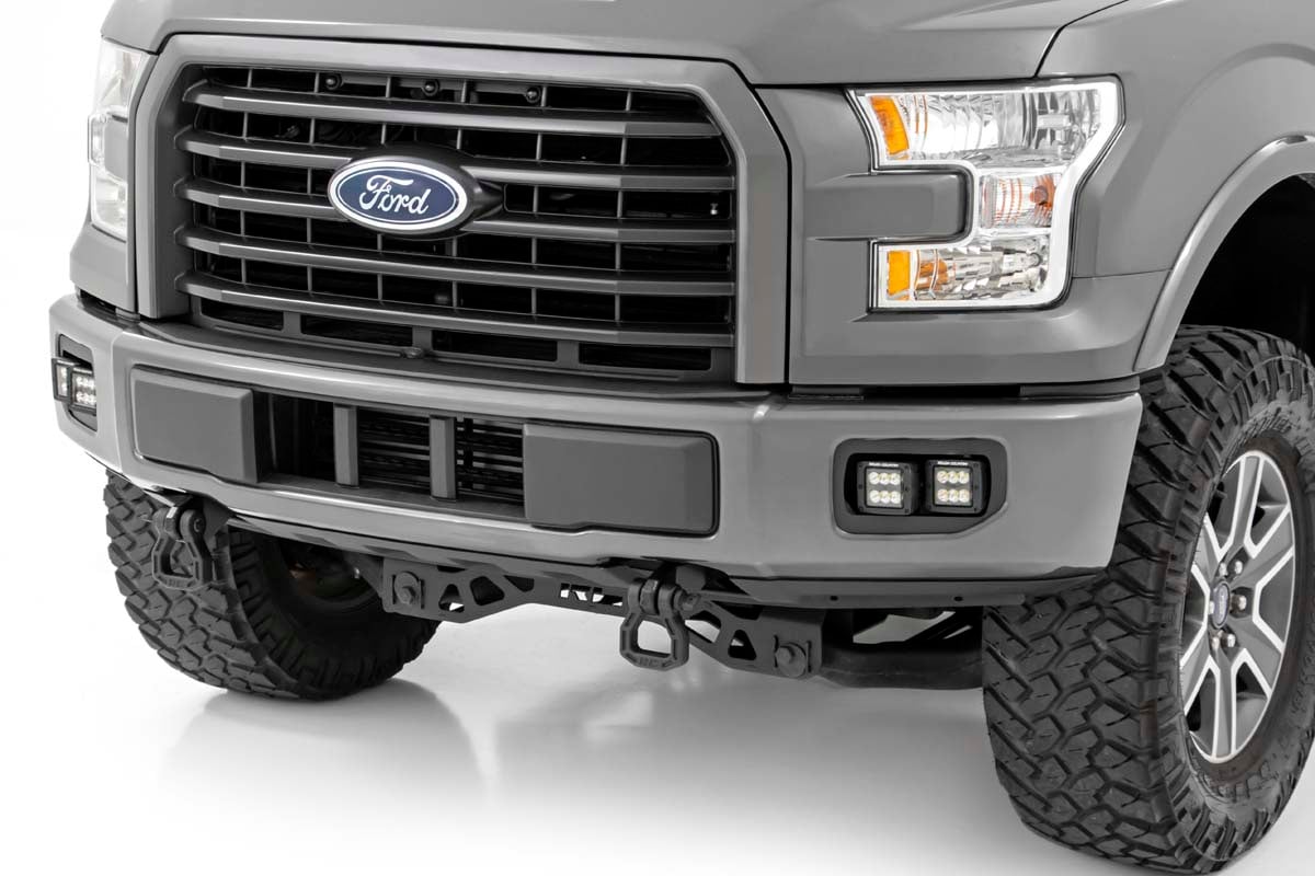 LED Light Kit | Fog Mount | Dual 2" Black Pairs | SAE | Ford F-150 (15-17) | 70831