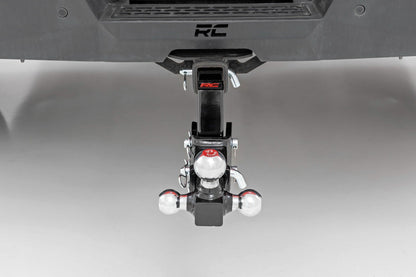 Adjustable Trailer Hitch | 6 Inch Drop | Multi-Ball Mount | Fits 2 Inch Receiver | 99100