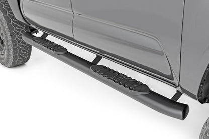 Oval Nerf Step | Double Cab | Black | Toyota Tacoma 2WD/4WD (2005-2023) | 21008