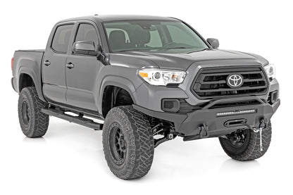Oval Nerf Step | Double Cab | Black | Toyota Tacoma 2WD/4WD (2005-2023) | 21008