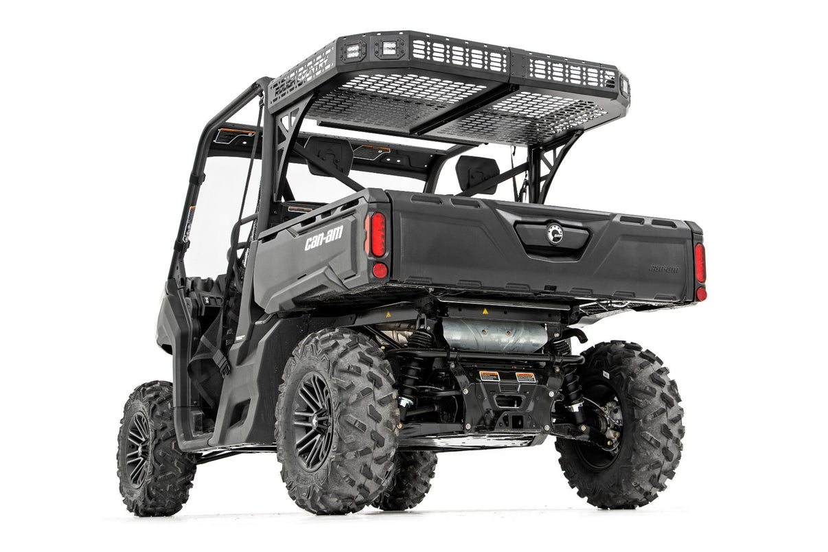 Cargo Rack | Dual 2" Black LED Pairs | Flush Mount | Can-Am Defender HD 5/HD 8/HD 9/HD 10 | 97027
