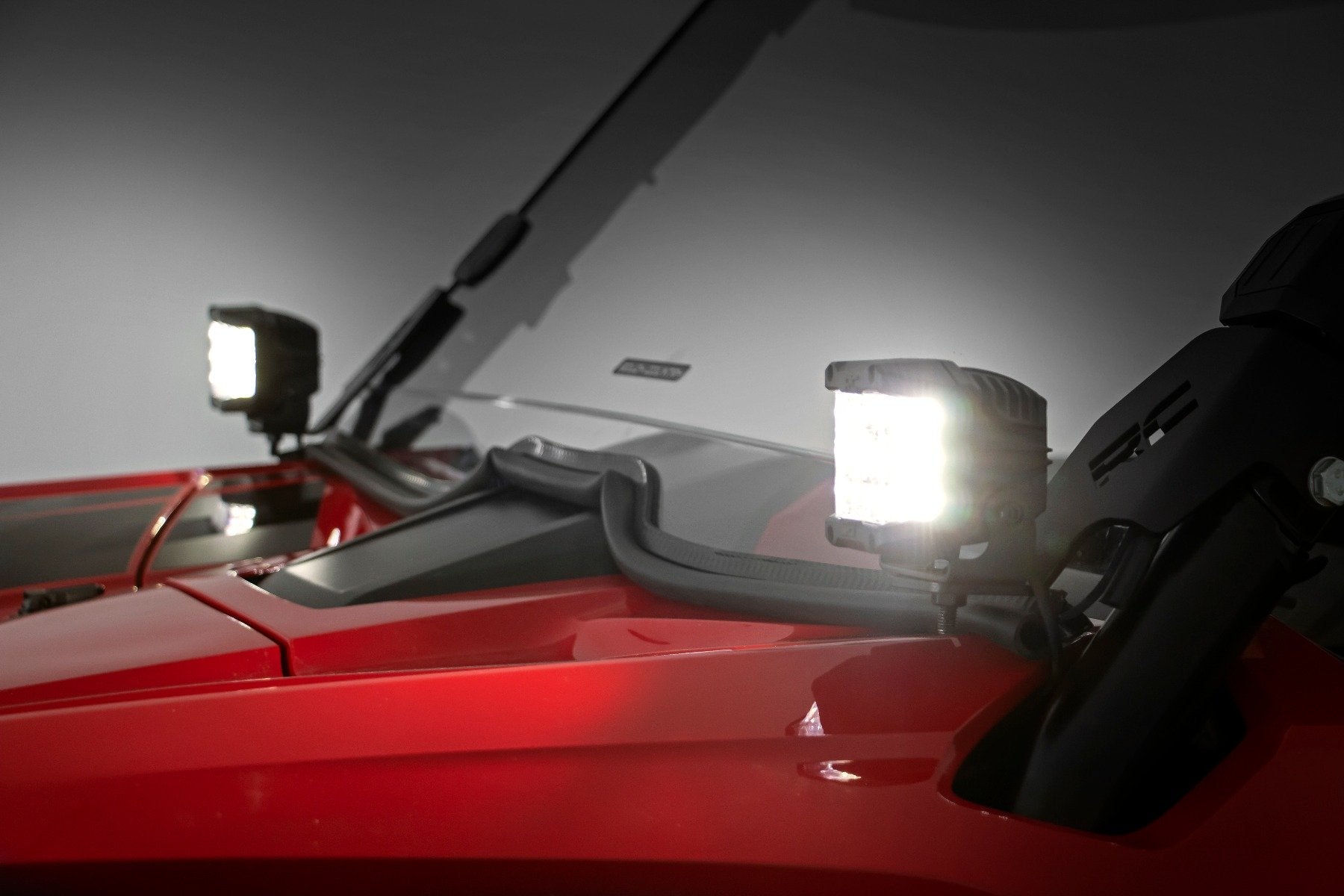 LED Light Kit | Cage Mount | 2" Chrome Pair | Wide Angle | Honda Talon 1000R  | 92035