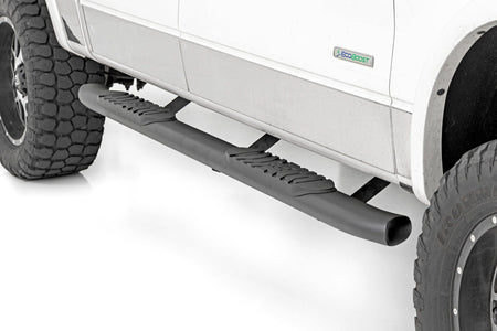 Oval Nerf Step | Crew Cab | Black | Ford F-150 2WD/4WD (2009-2014) | 21007
