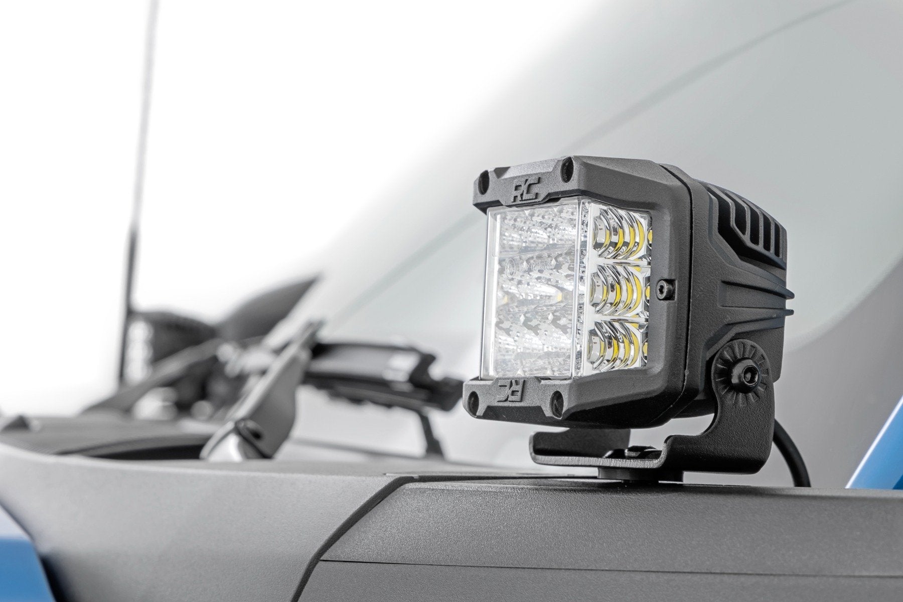 LED Light Kit | Ditch Mount | 2" Black Pair | Amber DRL | Ford Bronco (21-25) | 71049
