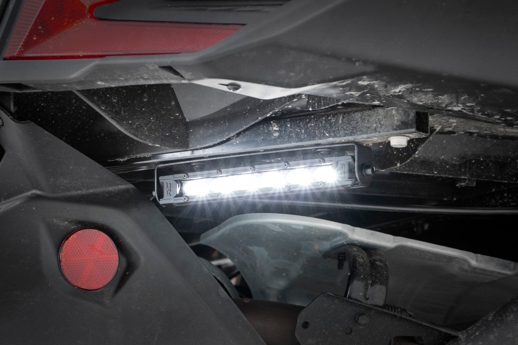 LED Light Kit | Tail Light Mount | 6" Black Slimline Pair | Can-Am Maverick X3  | 97026