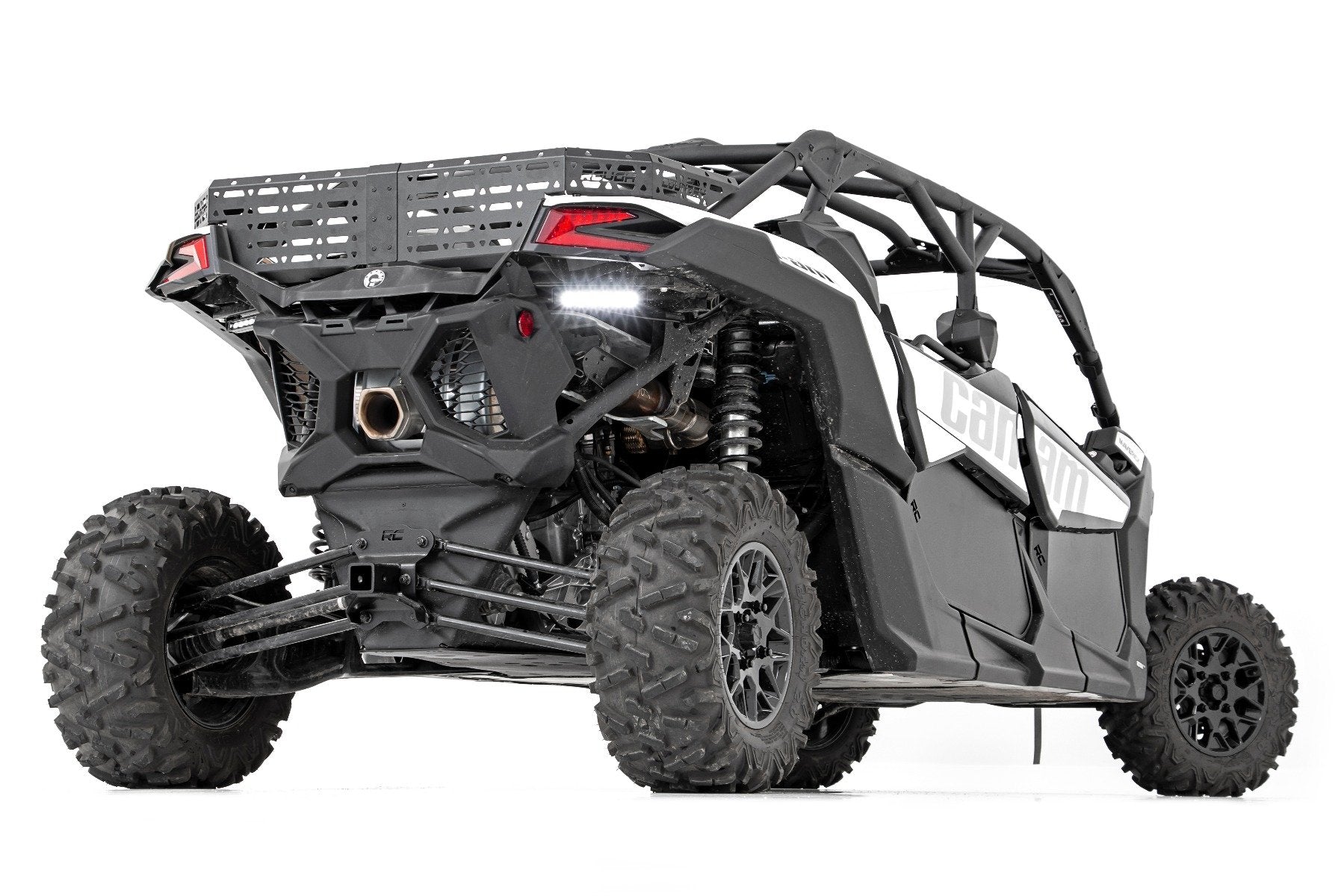 LED Light Kit | Tail Light Mount | 6" Black Slimline Pair | Can-Am Maverick X3  | 97026